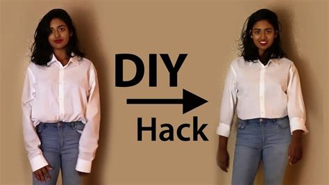 hack to tighten baggy shirt.